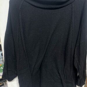 Cozy Black Knit Sweater